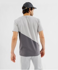 Tee-shirt à manches courtes bicolore homme